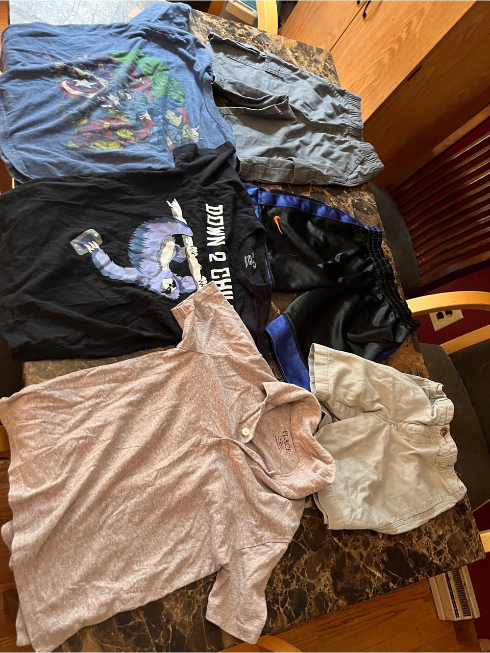 Boys 5T summer lot Nike Shorts Tshirt Boy kids children’s place